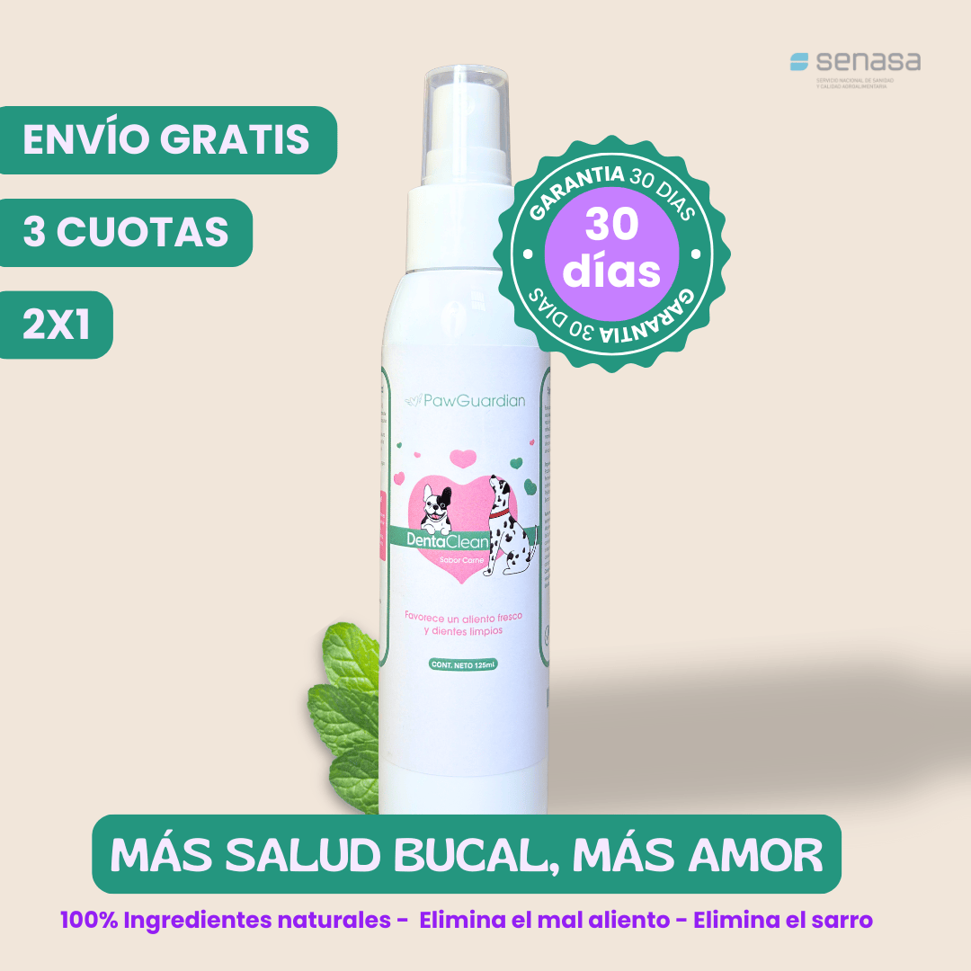 OFERTA 2X1 Spray DentaClean™ | Cuidado dental fácil, sonrisa sana y mascota feliz