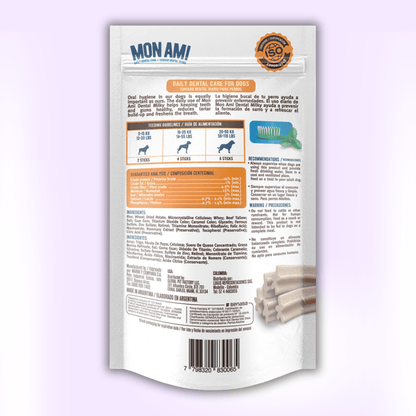 Dental Clean Mon Ami™️ 75gr | Rutina de Cuidado Dental con Sabor a Pollo Fresco
