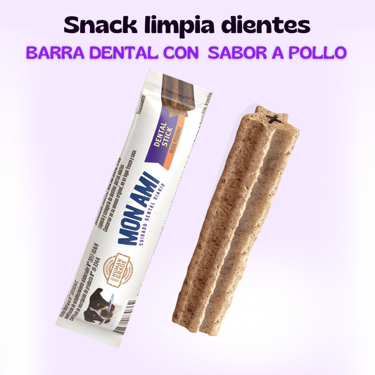 Dental Clean Mon Ami™️ Individual | Rutina de Cuidado Dental con Sabor a Pollo Fresco